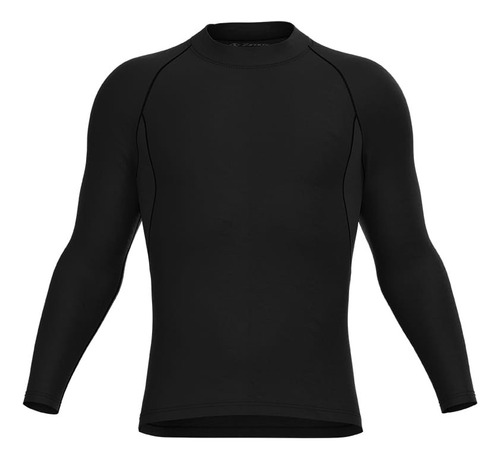 Remera Termica Primera Piel Pehuenia Unisex Negro Ziroox