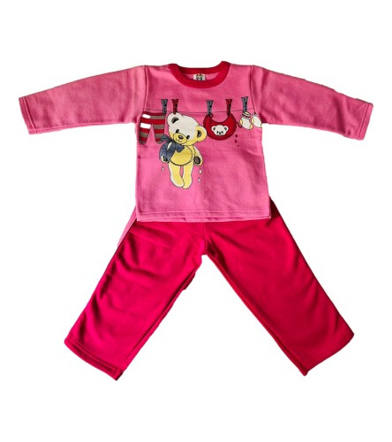 Pijamas Infantil Soft Moletom Malha Bebê