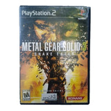 Metal Gear Solid 3 Snake Eater Dvd Sp2 2004 Regular Condicio