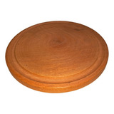 Plato De Madera 22 Cm Tabla Algarrobo Redondo Asado Picadas