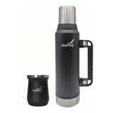 Combo Termo 1.3 L + Mate Acero Inoxidable Doble Capa Journey