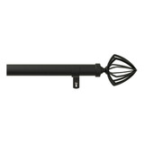 Barral Cortina Metal Extensible 160 A 310cm Negro Lanza