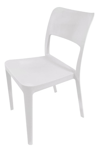 Silla Plástica Minimal Blanco Dvp