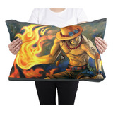 Cojin Almohada Portgas D. Ace One Piece Anime Hogar 40x60cm 