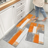 Alfombras De Cocina Naranjas, Tapete De Cocina, Accesorios D