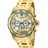 Relógio Invicta Pro Diver 80069 Original Banhado Ouro