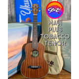 Ukulele Seizi Maui Plus Tenor Elétrico Tobacco Com Bag