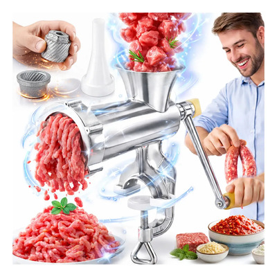 Picadora De Carne Manual Máquina Llenadora De Salchichasadecuado Para Picadoras De Carne Manuales, Rellenos Para Empanadillas Y Albóndigas, Así Como Para Ingredientes Como Chiles Y Ajo | Meses sin interés
