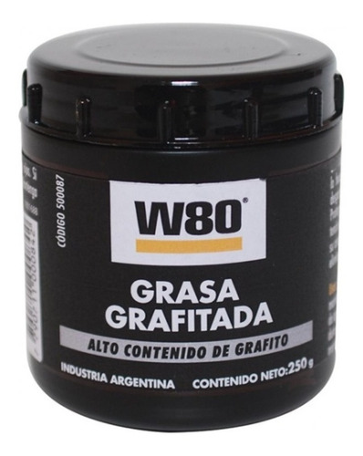 Grasa Grafitada De Grafito W80 Pote 250gr
