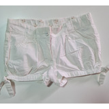 Short Cheeky Blanco Pinzado Delicado Talle 4impecable