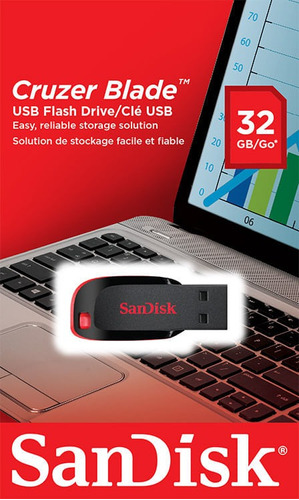 Memoria Usb 32 Gb Sandisk C Blade Ng-rj