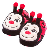 Pantufa Infantil Joaninha Sonho De Luz