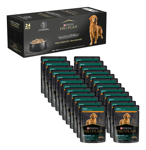 Proplan Puppy Complete Alimento Húmedo Pack 24 Pouches 85 Gr