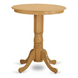 East West Furniture Edt-oak-tp Eden - Mesa De Comedor Redon.