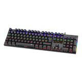 Teclado Mecánico Gamer T-dagger T-tgk310-rd Naxos Rgb Red 