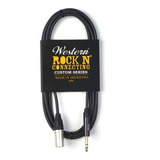 Cable Western Balanceado Plug A Xlr M - Ideal Monitor 1,5mts