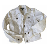 Campera De Jean Blanca Ralph Lauren