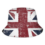 Sombrero De Pescador Oupoiay Con La Bandera De La Union Jack