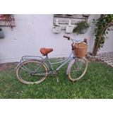 Bicicleta Urbana R26 Lila C/canasto