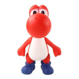 Para Mario Bros. Figura Yoshi Rojo. 21 Cms. Coleccion. Ninte