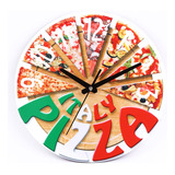 Reloj De Pared Redondo Para Pizza, Reloj De Pared Redondo Pa