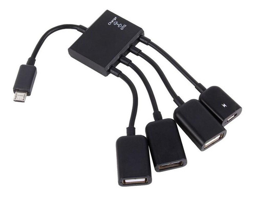 Micro Usb Host Otg Hub Cable Adaptador Para Tablet Smartphon