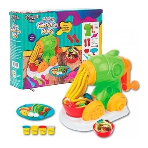 Juego De Masas Niños Mi Primer Fabrica De Fideos Love Color Multi