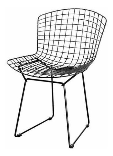 Cadeira Bertoia Preto Fosco (fábrica)aramado