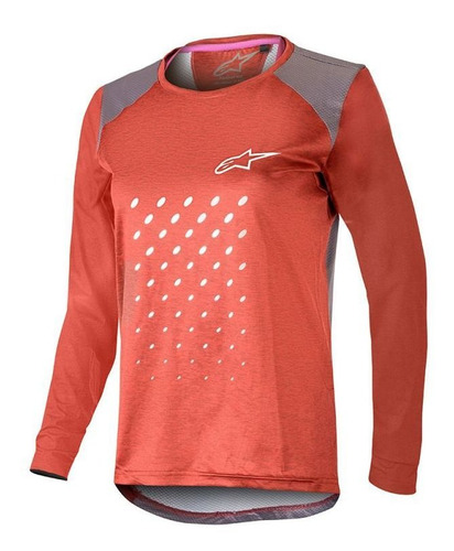 Jersey Bike Mujer Astars Alps 6.0 M.larga Rojo