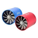 2x Car Fan Supercharger Gas Fuel Saver