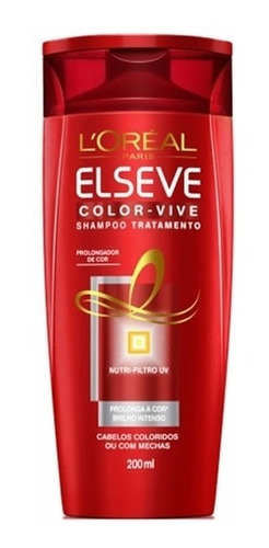 Shampoo Tratamento Elseve Color-vive C/ Filtro Uv 200ml