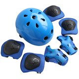 Set Proteccion Niño (a) Casco Rodillera Patines Bicicleta 