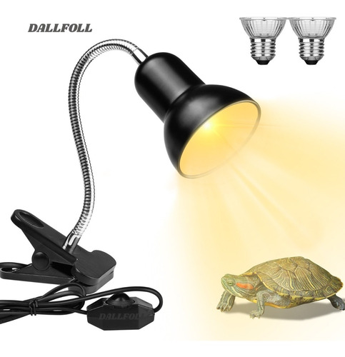 Lámparas De Calor Para Tortuga Reptiles Uva/uvb,2 Bombillas