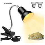 Lámparas De Calor Para Tortuga Reptiles Uva/uvb,2 Bombillas