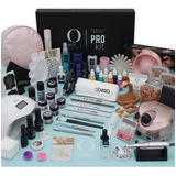 Kit Uñas Qbexa Prokit Organic Nails, Lámpara Uvled Acrílicos