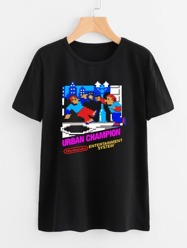 Camiseta Algodon Estampado Personalizado Video Juegos Retro 