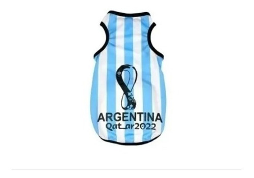 Camiseta Argentina Sin Mangas Para Perros Talle 7 Maxscotas 