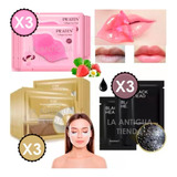  Mascarillas Kit X 9u P/puntos Negros Ojeras Y Labios Oferta