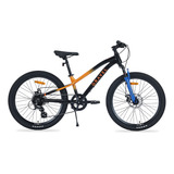 Biciclceta Gravel Rimo R24 8v Shimano Altus Disco Mecánico Color Naranja/azul Tamaño Del Cuadro M
