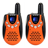 2 Pcs Radios Walkie Talkies Para Niños Cargador Led Regalo