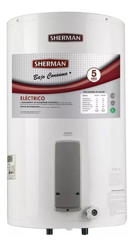 Termotanque Eléctrico De Colgar Sherman 85 Litros C/inferior