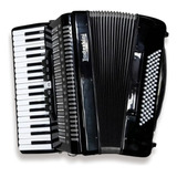 Acordeon Todeskini 80 Baixos Preto