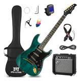 Mustar Kit De Guitarra Eléctrica Con Amplificador De 25 W,.