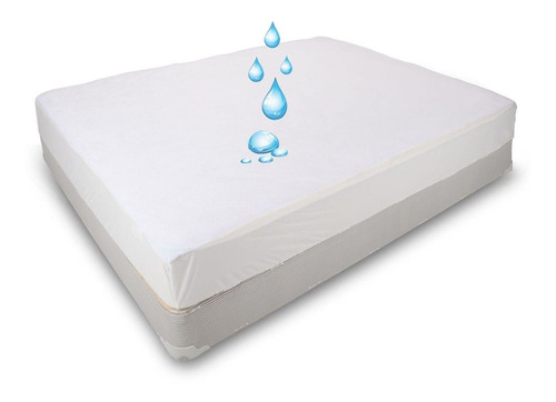 Cubre Colchon Impermeable Funda Reforzada Premiun 200x160x30