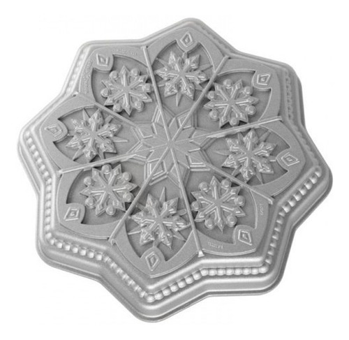 Molde Torta Copos Nieve Sweet Snowflakes Navidad Nordic Ware