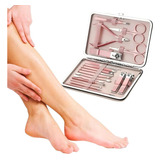 Estuche De Manucure  Pedicure Set 18 Piezas Acero Inoxidable