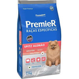 Alimento Premier Super Premium Raças Específicas Spitz Alemão Para Cão Adulto De Raça Pequena Sabor Frango Em Sacola De 7.5kg