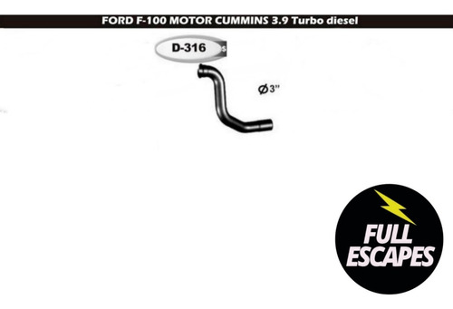 Salida Motor/bajada Ford Motor Cummins 3.9 Turbo Diesel