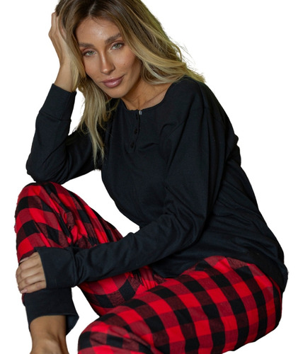 Pijama Algodón Innocenza Mujer 2135 Invierno