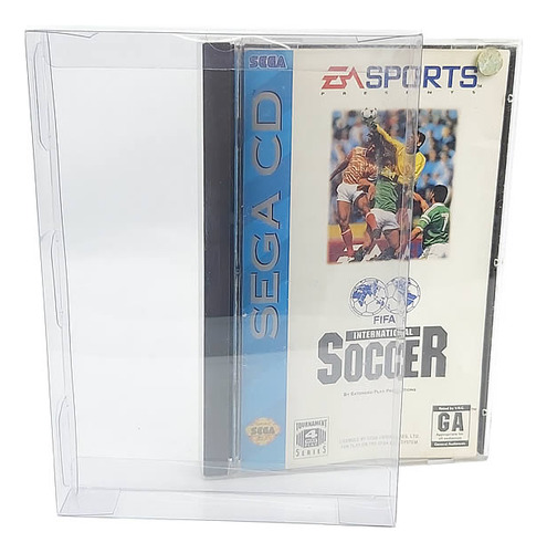 25un Games-26 (0,20mm) Protetor P/ Case Sega Saturn E Sega